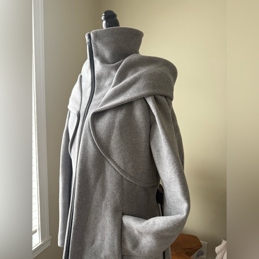 Soia & Kyo Gray Cowl Neck Sweater